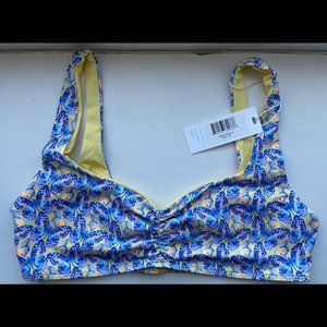NWT Frankie's Bikinis | Dexter Bralette Scoop Bikini | Monarch Pattern | Size M